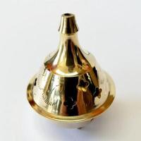 Encensoir religieux décoratif en argent, avec croix gravée, fait main, moderne, de qualité supérieure, pour présentation sur table ou en église