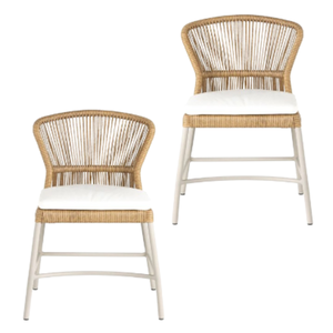 Hot Selling Arm <b>Dining</b> <b>Chair</b> Rattan Seat and Backrest and Include Cushion for Indoor and Outdoor Use Wholesale Price - Product Image 6