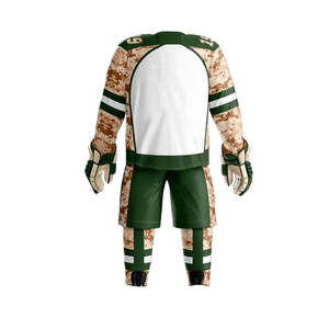 Maillot de hockey sur glace sublimé, tenue de hockey, uniforme, maillot de hockey personnalisé pas cher de qualité supérieure, design uni, 100% polyester - Product Image 2