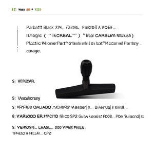 Cepillo Lateral de Repuesto para Aspiradora Parquett Black SP2 - Pieza de Plástico para Aspiradora Eléctrica para Garaje - Product Image 2