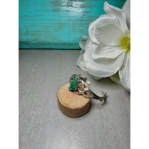 Royston Turquoise & Sterling <b>Silver</b> <b>Cuff</b> <b>Bracelet</b> Handmade by Navajo Artists Fashion Accessory - Product Image 3