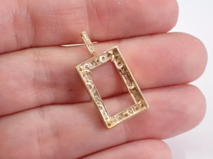 จี้ตัวอักษรแบบยูนิเซ็กซ์สั่งทำได้ เงินแท้ 925 ประดับเพชรโมอิสซาไนต์ VVS ระดับ Iced สไตล์ฮิปฮอป ชุบทอง 18K ได้รับการรับรองจาก IGI แบบไมโคร - Product Image 5