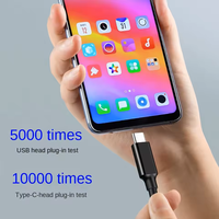 Kabel Data USB 3.1 Gen2 Berkualitas Tinggi, Transfer Data 10Gbps, Pengisian Cepat, USB A ke Tipe C untuk Ponsel, Komputer, Hard Drive