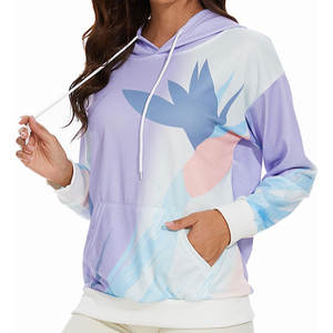 Taux raisonnable Sweats à capuche de sublimation pour femmes poids léger haute qualité entièrement personnalisés Sweats à capuche de sublimation pour femmes avec manches complètes - Product Image 6