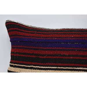 พรมขนสัตว์หลากสี kilim 12X36นิ้วพร้อมหมอนถักลายวินเทจ - Product Image 2