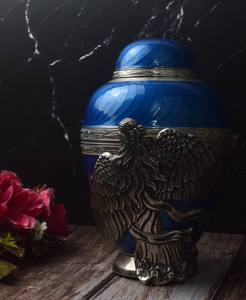 Urnas de cremación Trupoint Memorials, urnas de entierro grandes hechas a mano para cenizas masculinas adultas para cenizas humanas - Product Image 2