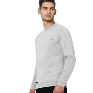 Men's Oversize Cotton Polyester <b>Sweatshirt</b> Custom Embroidered Logo Crew Neck <b>Fleece</b> Pullover 3D Pattern Anti-Shrink Winter - Product Image 3