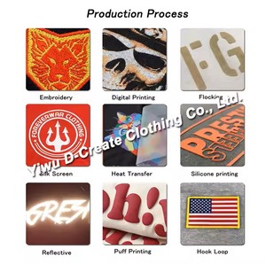 Acide lavé couleurs unies à manches courtes hommes lettrage tricoté T-Shirt 100% coton respirant Anti-rides séchage rapide de haute qualité - Product Image 6