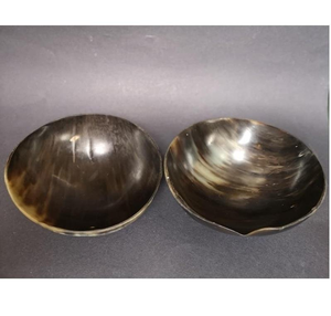 Juego de Servir de Cuerno de Búfalo - Tazón de 10 Pulgadas con Utensilios a Juego para Entretener - Product Image 2