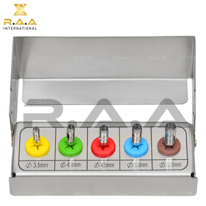 Stainless Steel Low Speed Dental Tissue <b>Punch</b> and Bone Drill Bur <b>Set</b> Class I 3-Year Warranty for Surgical Preparation - Product Image 6