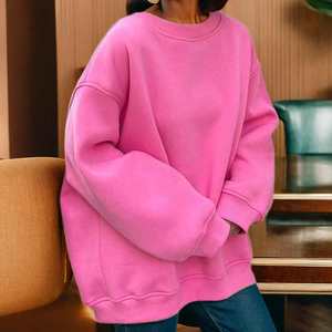 Pull à capuche décontracté en coton tricoté de haute qualité pour femme, avec logo personnalisé, couleur unie, col rond, coupe régulière, idéal pour l'été - Product Image 3