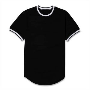 T-shirt lourd 100% coton t-shirts à manches courtes col rond hommes T-shirt personnalisé t-shirts décontractés - Product Image 3