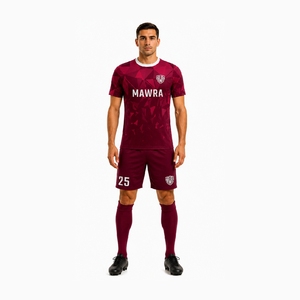 Mawra Premium Custom Soccer Uniforms Unisex Sublimation Print Team Jerseys Lightweight Athletic Match <b>Kits</b> For Clubs And Teams - Product Image 1