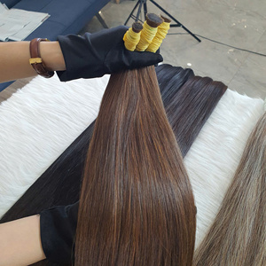 PREMIUM SDD Extensions de cheveux en vrac vierges vietnamiennes originales toutes couleurs 100% cheveux humains pour femmes longueur 8 -32 pouces - Product Image 4