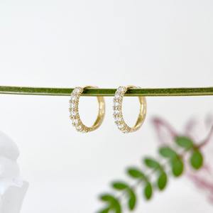 Pendientes de tuerca clásicos hechos a mano, joyería sólida 925 para mujer, Plata de Ley 925, Topacio blanco, piedras preciosas, estilo bohemio, regalo para hermana - Product Image 4