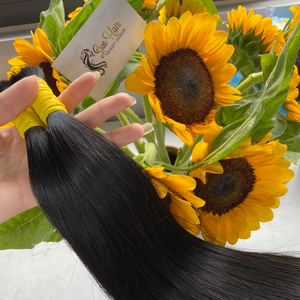 Vente en gros 100% vierge non traitée Cutilcle aligné Extension de cheveux humains couleur naturelle lâche vague profonde meilleure vente 1er produit - Product Image 5