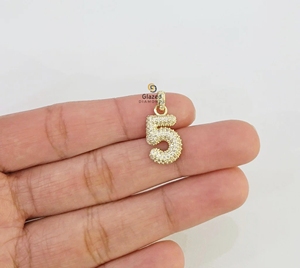 Pendentif en Moissanite entièrement glacé Hip Hop en argent sterling 925 pour hommes ou femmes avec clarté VVS améliorée - Product Image 3
