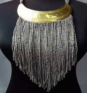 Embroidery Crafts Custom Design <b>Boho</b> Fashion Jewelry Mosaic Pendent Seed Beads <b>Necklaces</b> for European Girls and Women Use - Product Image 1