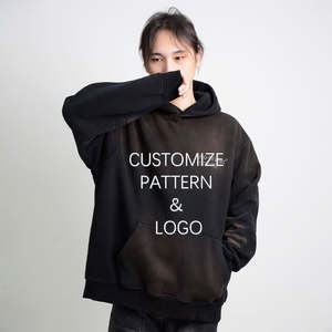 Qualité supérieure unisexe sweats à capuche 320 GSM sweats en gros prix usine confortable élégant chaud personnalisé en vrac décontracté - Product Image 2