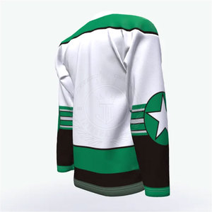 Jersey de Hockey sobre Hielo para Hombre de Talla Grande al por Mayor - 100% Poliéster, Tejido Transpirable, Colores Personalizables, Logotipo, Servicio OEM de Marca Privada - Product Image 6