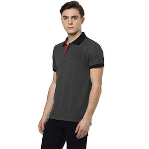 เสื้อยืดโปโลเข้ารูปแบบแห้งเร็วระบายอากาศได้ดีสำหรับผู้ชายเสื้อเต่าผ้าฝ้ายทำจากไม้ไผ่สั่งทำ - Product Image 4