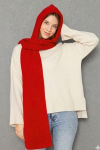 Bufanda con Capucha de Punto Texturizado Suave para Mujer, Cálida, Elegante y Cómoda, Estilo Otoño Invierno, Servicio ODM OEM - Product Image 3