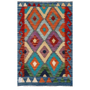 Tapis Kilim Maimana Afghanistan 116 X 75 cm, décoration murale - Product Image 1