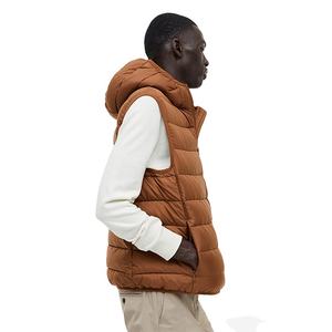 เสื้อแจ็คเก็ตแขนกุดผู้ชายแบบสวมใส่สบาย ดีไซน์หนา น้ำหนักมาก ลดราคาจากโรงงาน ออกแบบได้ตามต้องการ แบบเรียบง่าย - Product Image 5