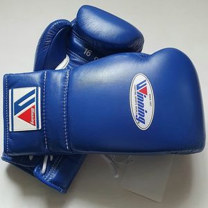 Gants de boxe à enfiler en cuir de vachette véritable professionnel imperméable et respirant pour le MS-BG-0112 de combat de Kickboxing - Product Image 3