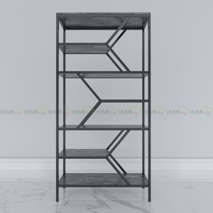 Dimonshelf 80x30x160cm Decorative <b>Shelf</b> Rubber Wood KTB68052 for Living Room Decor - Product Image 4