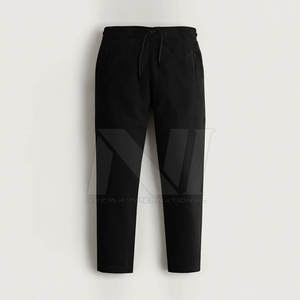 Pantalones deportivos de algodón informales para hombre, novedad en pantalones deportivos de cintura alta, patrón recto de lona para uso en exteriores - Product Image 1