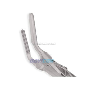 Pince DeBakey à pointe angulaire de 1 mm, tige de 5 mm, longueur de travail de 11''/28 cm, poignée à pression, acier inoxydable, manuelle - Product Image 6