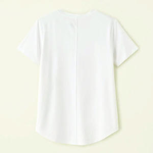 Camiseta de manga corta con logotipo personalizado de la mejor calidad para mujer, camiseta para mujer, camisetas de secado rápido para mujer - Product Image 5