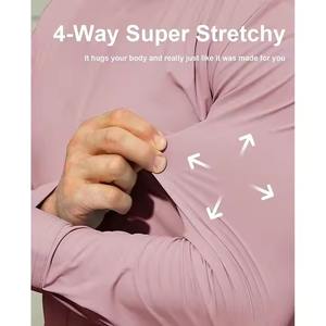 Chemise boutonnée pour hommes à port rapide Designs de haute qualité les plus demandés Top léger tendance Chemise boutonnée pour hommes à faible taux - Product Image 5