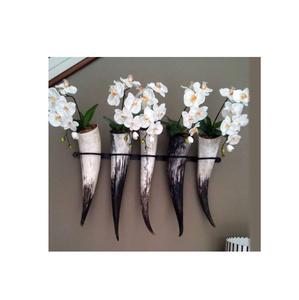 Maceta de cuerno de búfalo Fancy Top Stylist Horn Shape Flower Florero decorativo Maceta Florero Mejor precio - Product Image 4