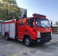 Camion de pompiers de sauvetage à pompe haute pression 4x2 remis à neuf