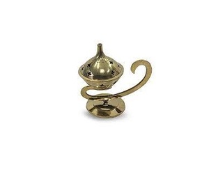 Exquisito quemador de incienso de cerámica de nuevo diseño, soporte de fragancia de aromaterapia para el hogar personalizado, quemador de incienso de Metal portátil de lujo - Product Image 3