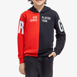 100% ropa de invierno para niños de algodón, conjunto de pantalones cortos con capucha informales con estampado Digital, ropa informal de verano teñida Lisa para niños - Product Image 1