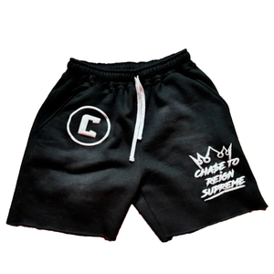 Pantalones cortos de verano para hombre con logotipo personalizado, holgados, lavados con ácido, lavados, vintage, desteñidos al sol, de rizo francés, con patrón sólido - Product Image 6