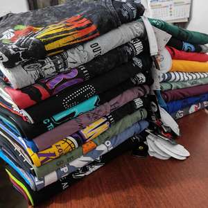 Camiseta Casual de Marca Original para Primavera/Verano, 100% Algodón, 180 Gramos, Excedente de Inventario, Secado Rápido, Antiarrugas - Product Image 6