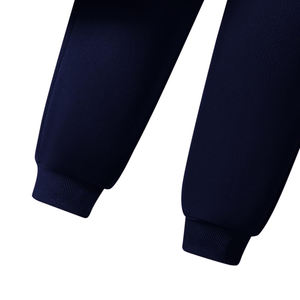 ชุดเซ็ตเสื้อฮู้ดดี้และกางเกงจ็อกเกอร์ผ้าฟลีซสำหรับผู้ใหญ่ แบบเรียบสีพื้น ผลิตตามสั่ง ขายส่ง OEM 2025 สำหรับทุกเพศ - Product Image 5