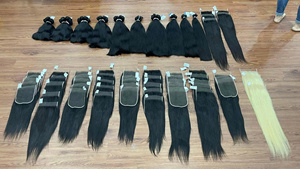 Paquetes de cabello vietnamita crudo Gran stock Envío rápido en todo el mundo 100% Extensiones de cabello humano alineadas con cutícula - Product Image 5