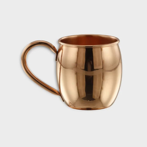 Taza de mula de cobre puro minimalista de alta calidad más vendida, vaso de regalo de negocios sin plomo a un precio - Product Image 3