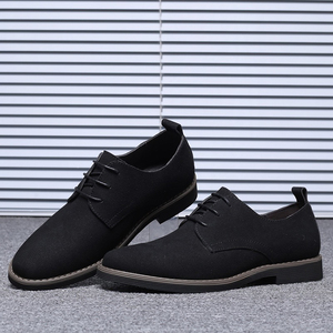 Vente en gros nouveauté chaussures de bateau de grande taille décontractées à la mode pour hommes conduite couleur unie confort durables et légères en toile - Product Image 6