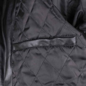 Veste en cuir pour hommes personnalisée du fournisseur direct d'usine manches longues coupe-vent imperméable pour l'hiver de haute qualité raisonnable - Product Image 6