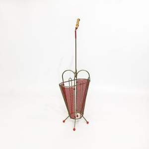 Brown Coated <b>Metal</b> Wire Bucket Shape <b>Umbrella</b> <b>Stand</b> Indoor Home Decoration <b>Umbrella</b> Storage Rack Luxury <b>Umbrella</b> <b>Stand</b> For Lobby - Product Image 5