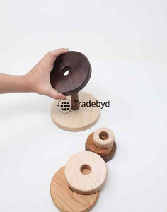 Juguete de madera de calidad premium hecho a mano sensorial para niños pequeños Bordes suaves Diversión segura de Tradebyd - Product Image 6