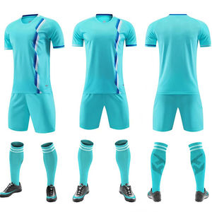 Conjuntos de uniformes de árbitro de fútbol, camiseta de fútbol de poliéster, conjuntos de uniformes de fútbol transpirables para hombres y adultos, multicolor 2021 - Product Image 6