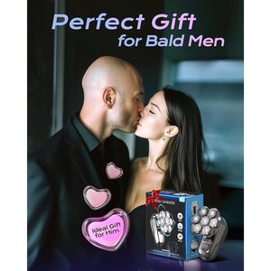 Rasoir Électrique Rechargeable USB pour Hommes, 7 Têtes Flottantes Rotatives, Affichage LED, Utilisation Humide/Sèche, IPX7, Toilettage Corporel - Product Image 5