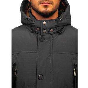 The New Custom Bubble <b>Jacket</b> Men Down Warm Thick Coat With Detachable Belt for Winter Men's Puffer Hooded Puffer <b>Jacket</b> - Product Image 2